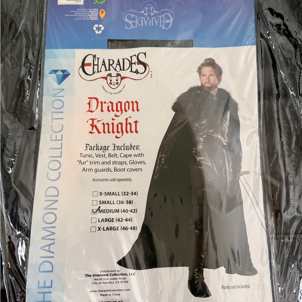 Dragon Knight /GOT Costume - Black